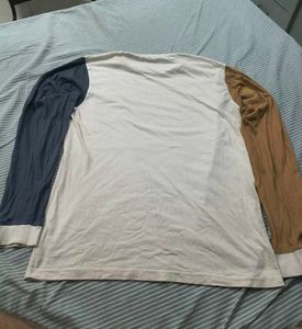 Men's Long Sleeve Colorblock T-Shirt
