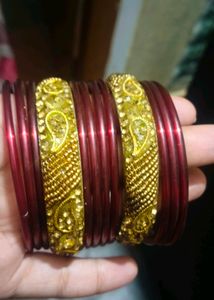 Festival Wear Golden Bangle ( 2)