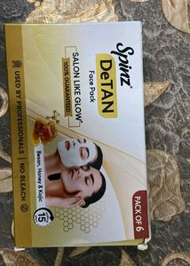 Spinz DeTAN Face Pack