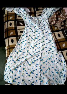 Pretty Floral white dress