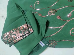 Excellent Heavy Sequence Work Saree