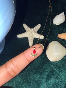 Anti tarnish tulip Pendant Necklace🌷