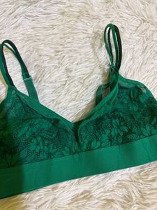 AUDEN Emerald Green Lace Bralette