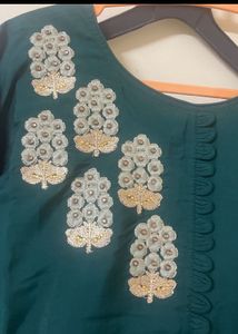 Elegant Green Kurta Set with Dupatta