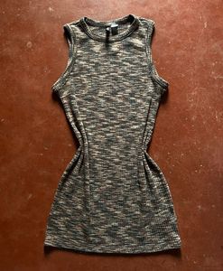 Marled Sleeveless Knit Dress