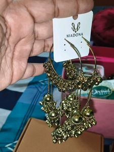 MADONA Ethnic Jhumka Hoop Earrings