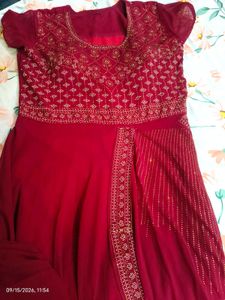 Stunning Red Embellished Gown