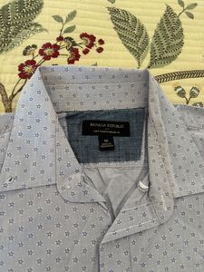 Men's Patterned Party Shirt - Banana Republic
