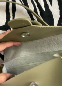 Chic Olive Green Mini Handbag