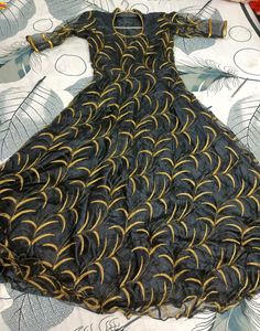 Full Embroidery Long Dress 🌟
