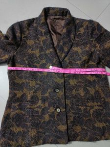 Stylish Floral Women's Blazer, Jacket
