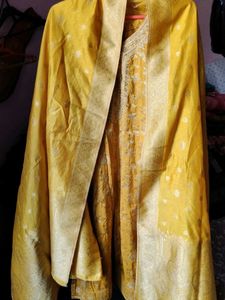 Chanderi silk Salwar Kameez 3pc