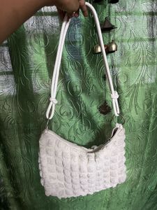 Chic Textured Shoulder Bag