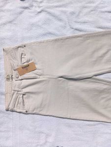 Wide Leg Beige Colour Jean