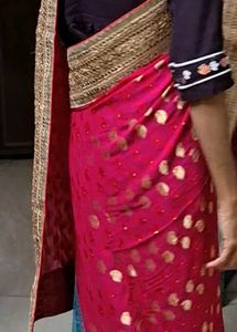 Beautiful Teal &amp; Magenta Saree