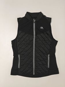 Women's Black Quilted Vest