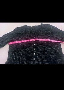 Polka Print Branded Top