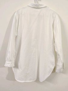 Classic White Zara Button-Up Shirt