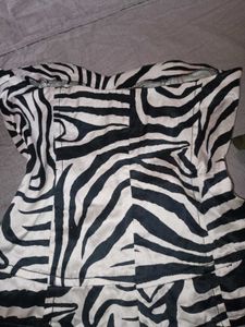 Bold Y2K Print Corset Top