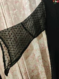Black Embroidered Kurta