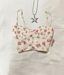 Floral Bustier Top