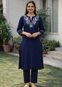 Kashmiri Style embroidered co-ord sets