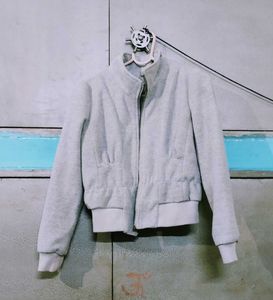 Gray Casual Jacket