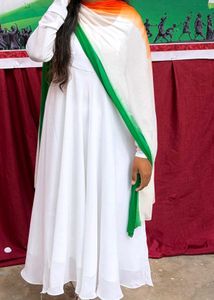 Elegant White Full Sleeve Dress