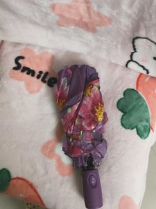 Floral Print Compact Umbrella
