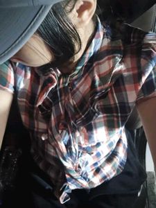 Chic Plaid Tie-Neck Blouse