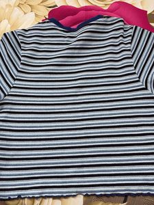 Striped Cropped Top