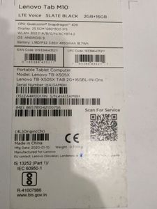 Lenovo Tab M10 HD Tablet