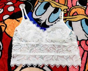 Lace detail brallete top