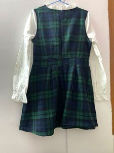 Korean Uniform Style Flannel Dress