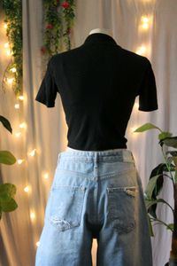 Zara Polo neck Crop Top