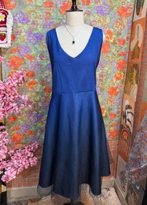 Elegant Royal Blue Tulle Dress