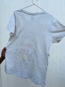 White Graphic T-Shirt "Love Your Life"