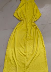 Lemon Yellow Bodycon Dress