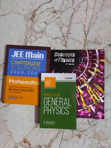 HC VERMA, IE IRODOV, JEE MAINS CHAPTERWISE MATH