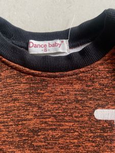 Boys &amp; Girls Orange &amp; Black Sweatshirt
