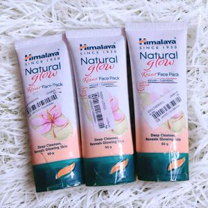 Himalaya Natural Glow Kesar Face Pack (Set of 3)