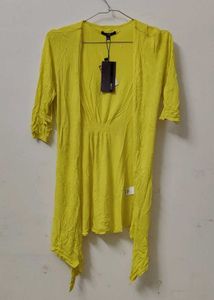 Bright Yellow Duster Cardigan