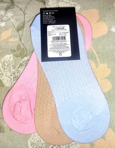 SHEIN Ladies No Show Socks - 3 Pair Pack