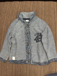 Boys Blue Knit Cardigan