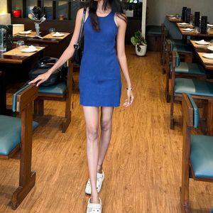 Blue Bodycon Mini Dress