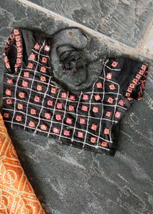 Lehenga Choli Set with trouser free