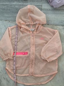 Sheer Hooded Jacket wind cheater