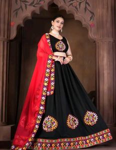 Black Embroidered Lehenga Choli