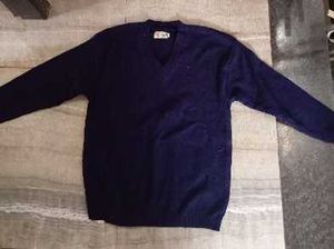 Classic Navy V-Neck Sweater