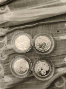 Silver Coins - Lot of 4 - 999 hallmark